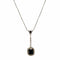 Collier Pendentif collier - Saphir coussin 3 ct et diamants en or 18k 58 Facettes