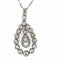 Pendentif Pendentif Belle Époque en platine et diamants 58 Facettes