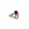 Bague 53 Bague Toi & Moi victorienne en or 18 carats, rubis et diamants 58 Facettes