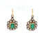 Boucles d'oreilles Art déco - Boucles d’oreilles pendantes en or blanc 18k, émeraudes colombiennes et diamants 58 Facettes