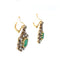 Boucles d'oreilles Art déco - Boucles d’oreilles pendantes en or blanc 18k, émeraudes colombiennes et diamants 58 Facettes