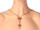 Pendentif Pendentif croix géorgien en or jaune 18K et diamants 58 Facettes 20240-0285