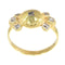 Bague 54 Bague baroque en or jaune 18K et diamants taille rose (v. 1680) 58 Facettes 20240-0293