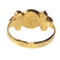 Bague 54 Bague baroque en or jaune 18K et diamants taille rose (v. 1680) 58 Facettes 20240-0293