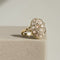 Bague 55 Art déco - Bague diamants taille ancienne en or jaune 585 et platine 58 Facettes 2641