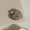 Pendentif Pendentif cœur en or blanc 585 avec diamants 58 Facettes 2560
