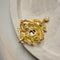 Pendentif Pendentif/Broche antique en or jaune 14 carats 58 Facettes 2976