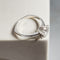Bague 56 Bague solitaire en or blanc 585 avec diamants 58 Facettes 3026