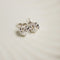 Boucles d'oreilles Ohrstecker - Boucles d’oreilles en or blanc 14 carats et diamants 58 Facettes 2833