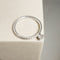 Bague 52.5 Bague halo en platine 950 avec brillants 0,30 ct 58 Facettes 2821