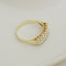 Bague 56 Bague - Diamants taille brillant en or jaune 14K 58 Facettes 3137