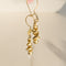 Boucles d'oreilles Boucles d’oreilles pendantes vintage en or jaune 18 carats 58 Facettes 3153