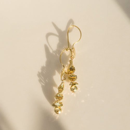 Boucles d'oreilles Boucles d'oreilles pendantes vintage en or 18 carats 58 Facettes 3153
