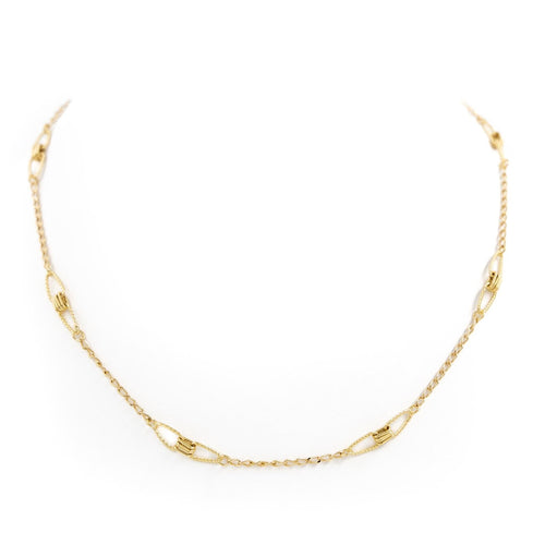 Collier Collier chaîne en or jaune 18 carats 58 Facettes 2024981CN