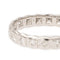 Bague 52 Alliance - Bague en or blanc 18 carats et diamants 58 Facettes 2024998CN
