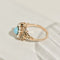 Bague 55 Bague antique - Biedermeier en or jaune 14K avec turquoises et diamants 58 Facettes 3230-7
