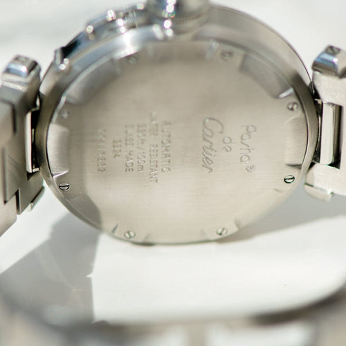 Montre Cartier Pasha de Cartier - Montre automatique en acier réf. 2324, calibre 049 58 Facettes 3092