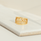 Bague 54.5 Bague vintage ajourée en or jaune 18 carats (750) 58 Facettes