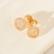 Boucles d'oreilles Chopard Happy Diamonds - Boucles d’oreilles en or jaune 18 carats et diamants 58 Facettes 3290