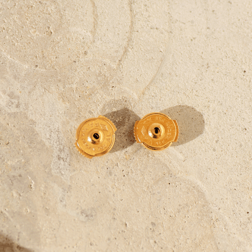 Boucles d'oreilles Chopard Happy Diamonds - Boucles d’oreilles en or jaune 18 carats et diamants 58 Facettes 3285