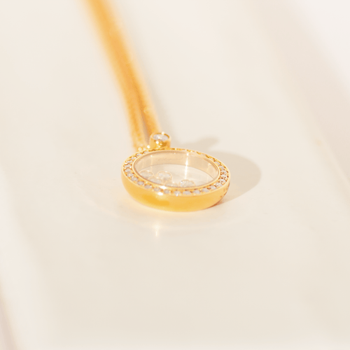 Collier Chopard Happy Diamonds - Collier en or 18 carats et diamants 0,66 ct 58 Facettes 3289