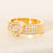 Bague 60.5 Chopard Happy Diamonds - Bague en or jaune 18 carats et diamants 0,74 ct 58 Facettes 3287