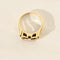 Bague 59 Bague vintage - Diamants en or jaune 14 carats 58 Facettes
