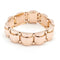 Bracelet Bracelet tank semi-rigide en or rose 18 carats 58 Facettes 2027415CN