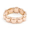 Bracelet Bracelet tank semi-rigide en or rose 18 carats 58 Facettes 2027415CN