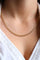 Collier Collier chaîne en or jaune 18 carats 58 Facettes 2034056CN