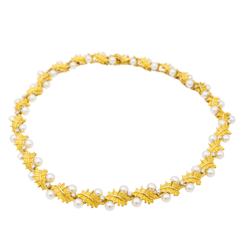 Collier Collier Or jaune Perle, Diamant 58 Facettes 2041065CN
