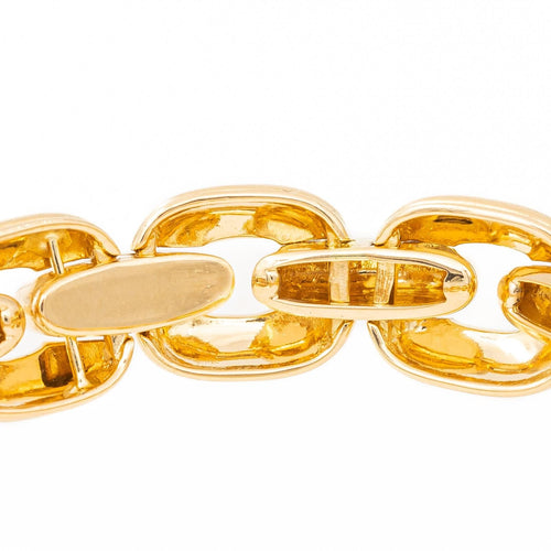 Bracelet Bracelet à maillons rectangulaires en or jaune 18 carats 58 Facettes 2041071CN