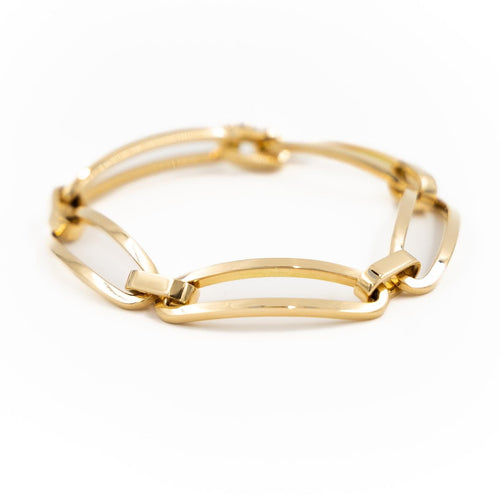 Bracelet Bracelet gourmette en or jaune 18 carats 58 Facettes 2041072CN