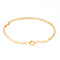Bracelet Bracelet en or jaune 18 carats, maille forçat alternée 58 Facettes 2041077CN