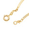 Bracelet Bracelet en or jaune 18 carats, maille forçat alternée 58 Facettes 2041077CN