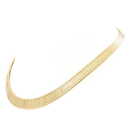 Collier Collier plat en or jaune 18 carats 58 Facettes 2041083CN