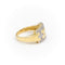 Bague 53 Bague en or jaune et or blanc 18 carats avec diamants 58 Facettes 2052067CN