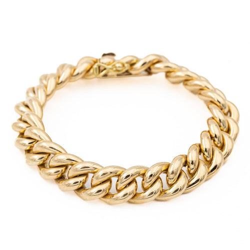Bracelet Bracelet maille gourmette en or jaune 18 carats 58 Facettes 2052068CN