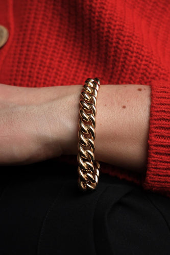 Bracelet Bracelet maille gourmette en or jaune 18 carats 58 Facettes 2052068CN