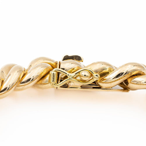 Bracelet Bracelet maille gourmette en or jaune 18 carats 58 Facettes 2052068CN