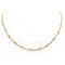 Collier Collier maille cœur en or jaune 18 carats 58 Facettes 2052075CN