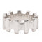 Bague 51 Zolotas Bague Alliance  Or blanc 58 Facettes 2057824CN