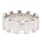 Bague 51 Zolotas Bague Alliance  Or blanc 58 Facettes 2057824CN