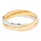 Bracelet Bracelet Trilogie Or blanc, Or jaune, Or rose 58 Facettes 2058147CN