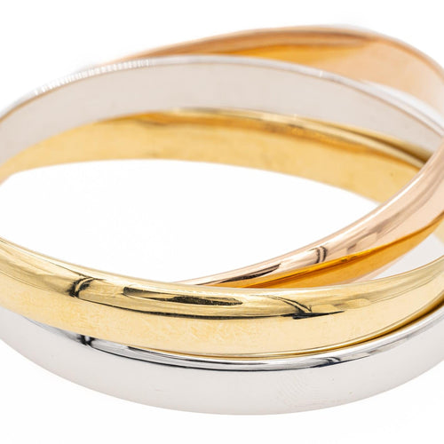 Bracelet Bracelet Trilogie Or blanc, Or jaune, Or rose 58 Facettes 2058147CN