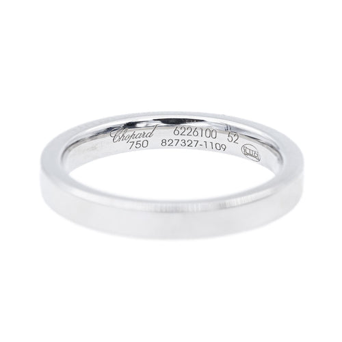 Bague 52 Chopard Timeless - Alliance en or blanc 18 carats 58 Facettes 2067176CN