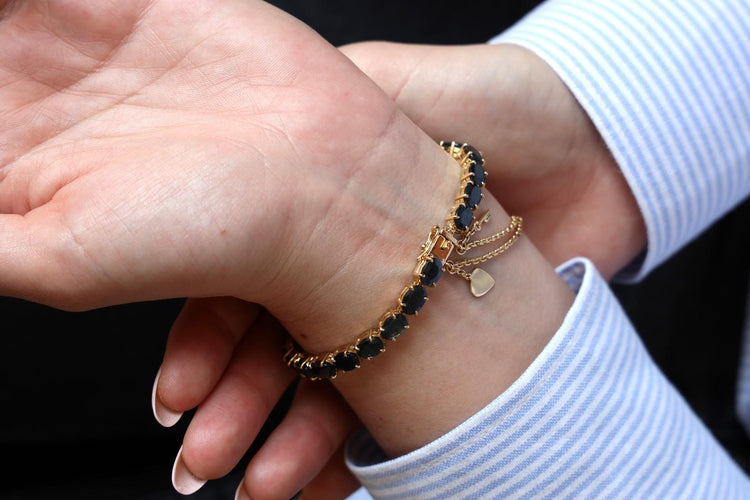 Bracelet Bracelet Or jaune Saphir 58 Facettes 2075330CN