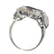 Bague 59 Bague Art déco transition - Saphir et diamants en platine 58 Facettes 21061-0267