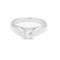 Bague 46 Bague solitaire en or blanc 18 carats avec diamant 0,51 ct 58 Facettes 2107265CN