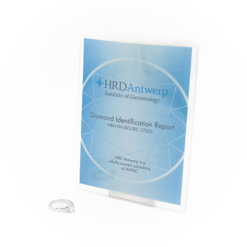 Bague 46 Bague solitaire en or blanc 18 carats avec diamant 0,51 ct 58 Facettes 2107265CN